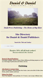 Mobile Screenshot of danielpublishing.com