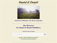 Tablet Screenshot of danielpublishing.com
